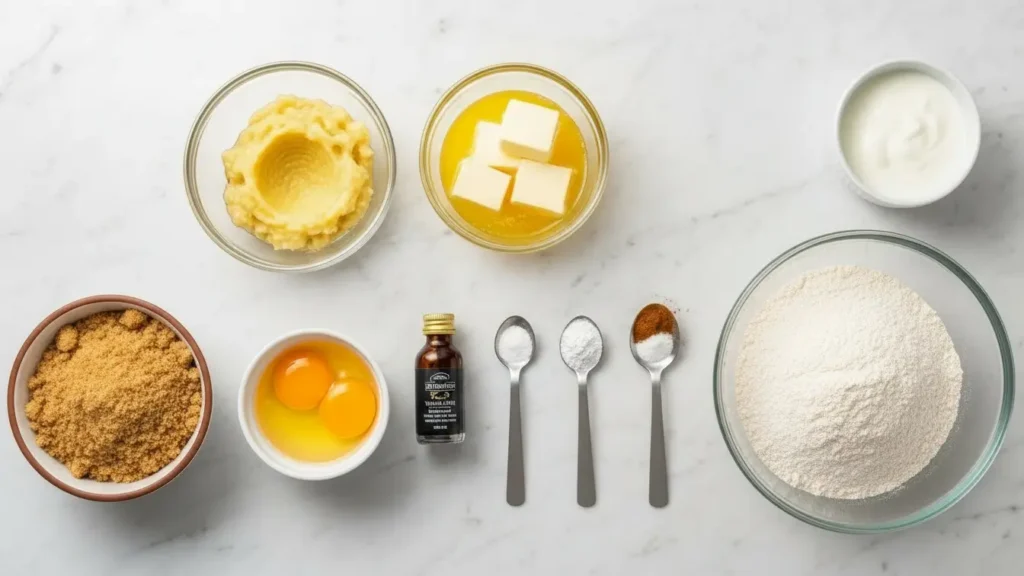 Banana Bread Recipe with 2 Bananas Ingredients