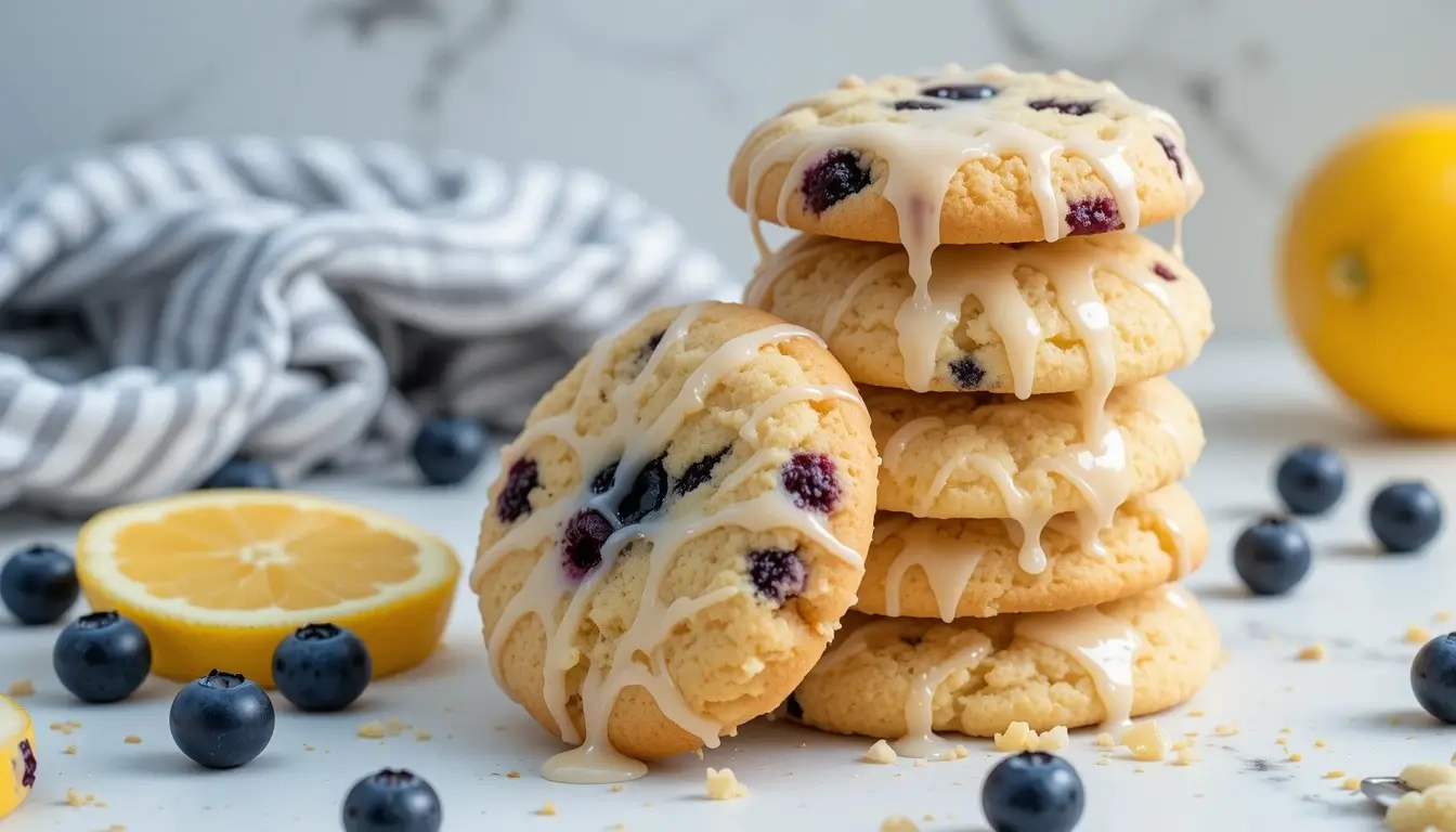 Lemon Blueberry Cookies