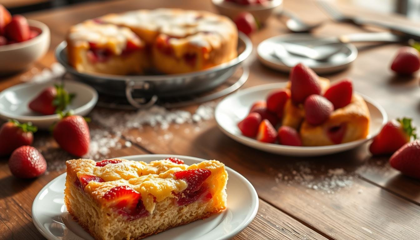 Strawberry Dump Cake