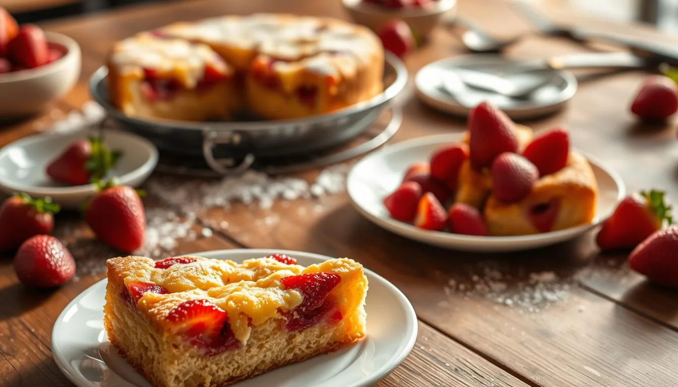 Strawberry Dump Cake