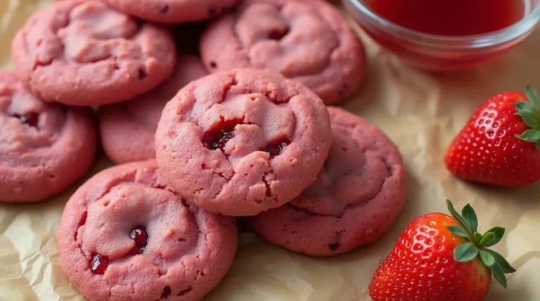 strawberry cookies
