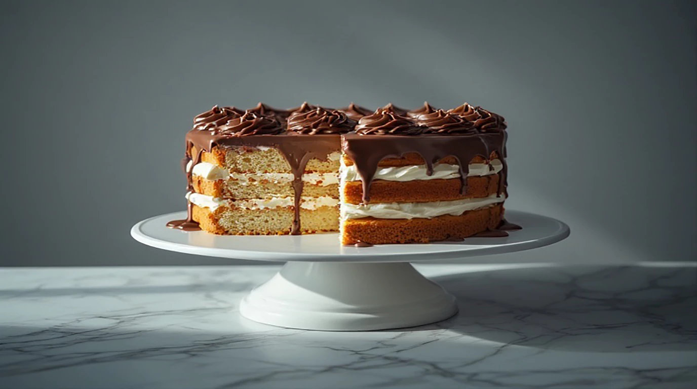 Boston Cream Cake