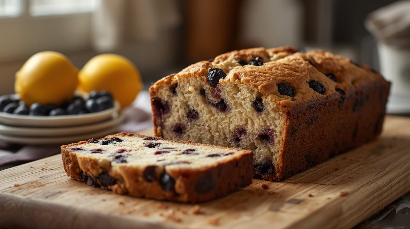 lemon blueberry bread